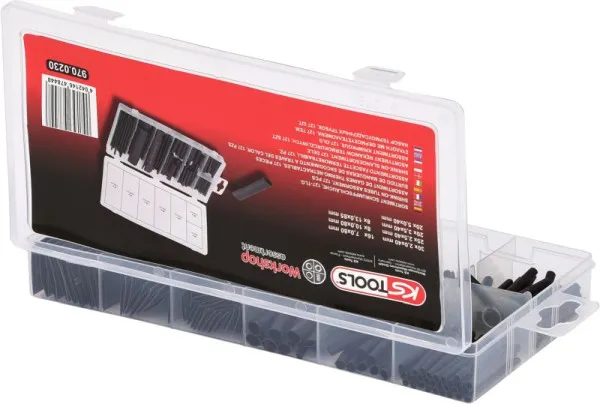 Assortimento di guaine termorestringenti KS Tools 2 0x40-13x80 127 pezzi 970.0230