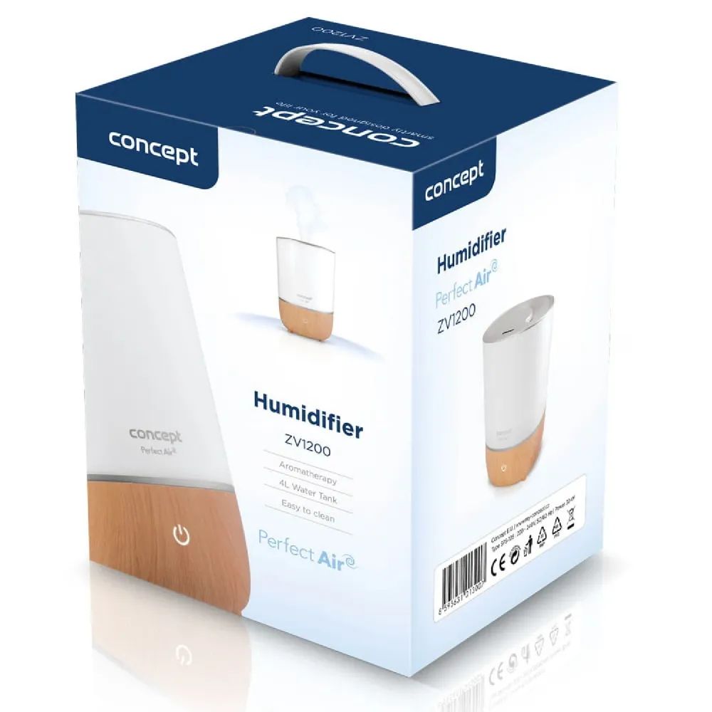 CONCEPT ZV1200 Umidificatore eccellente diffusore d'aria aromaterapia moderno 4L 30 m2