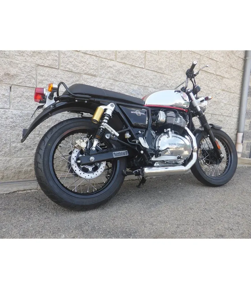 Exhaust Interceptor / Continental GT 650 - Cross Low - Cafe Twin x Mass Exhaust