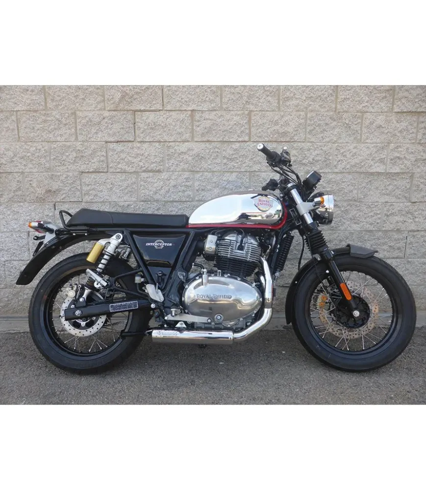 Exhaust Interceptor / Continental GT 650 - Cross Low - Cafe Twin x Mass Exhaust