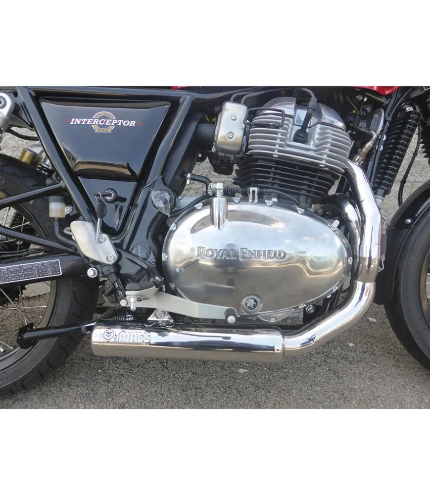 Exhaust Interceptor / Continental GT 650 - Cross Low - Cafe Twin x Mass Exhaust