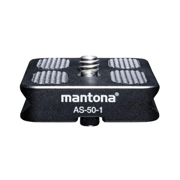 Mantona AS-50-1 piastra sgancio svelto 50 mm 21461