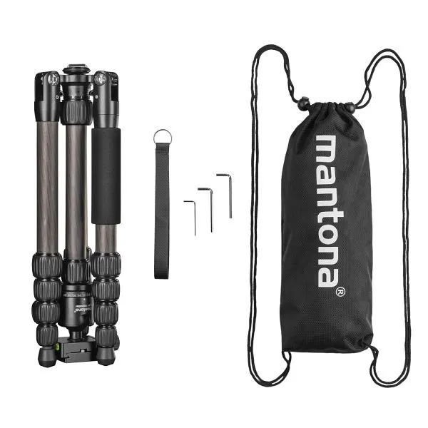 Mantona viaggiatore poco robusto nero carbone 22553