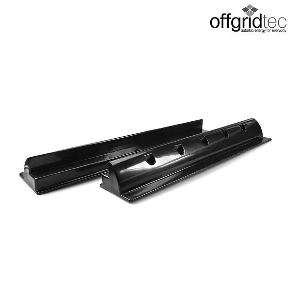 Offgridtec spoiler da 55 cm nero per tetto solare per carichi pesanti 8-01-006550