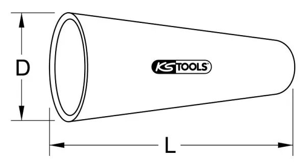 Passacavo KS Tools con isolamento protettivo senza cappuccio morsetto 2 mm 117.1784