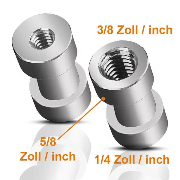 Rubinetto Walimex pro 5/8 con filettatura 1/4 e 3/8 22976