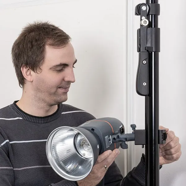 Sfondo Walimex pro Autopole 220-380 cm con morsetto super 23194