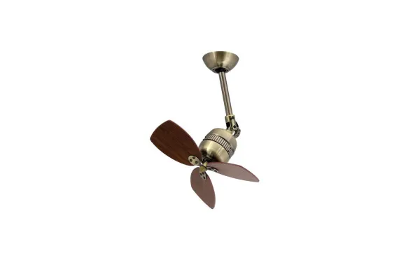 Ventilatore da soffitto AireRyder Design Toledo ottone antico con interruttore parete FN11146