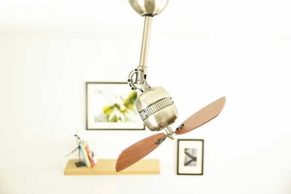 Ventilatore da soffitto AireRyder Design Toledo ottone antico con interruttore parete FN11146