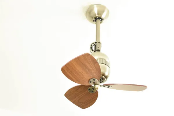 Ventilatore da soffitto AireRyder Design Toledo ottone antico con interruttore parete FN11146