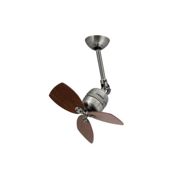 Ventilatore da soffitto di design AireRyder Toledo latta antica con interruttore parete FN11156