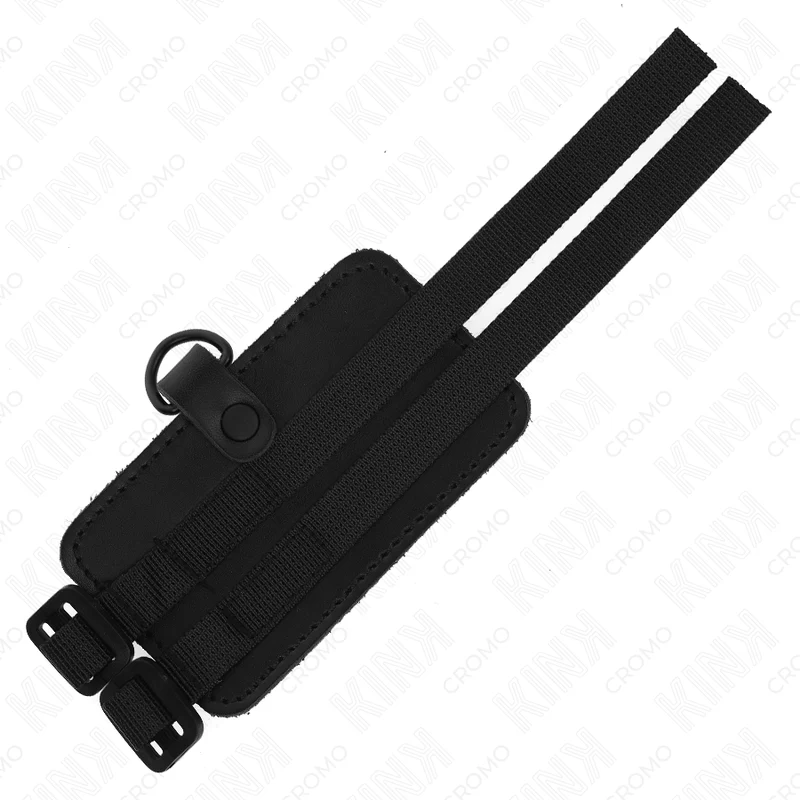 Anello per pene pelle regolabile con cinghie e stile BDSM