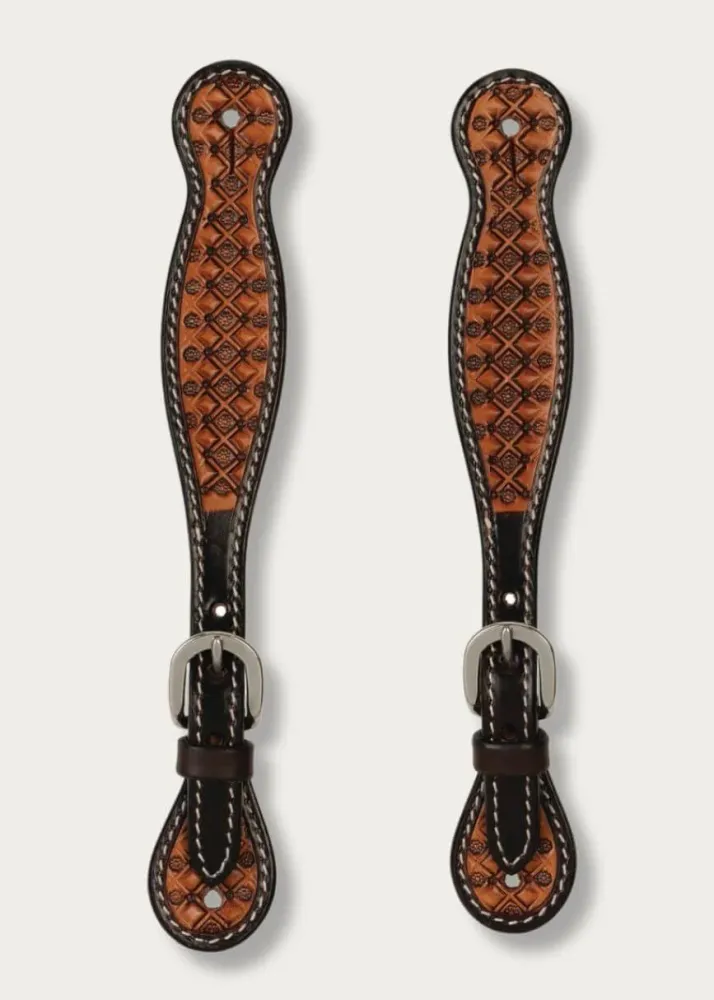 Cinghie per speroni Donna Floret Tooled di Weaver Leather