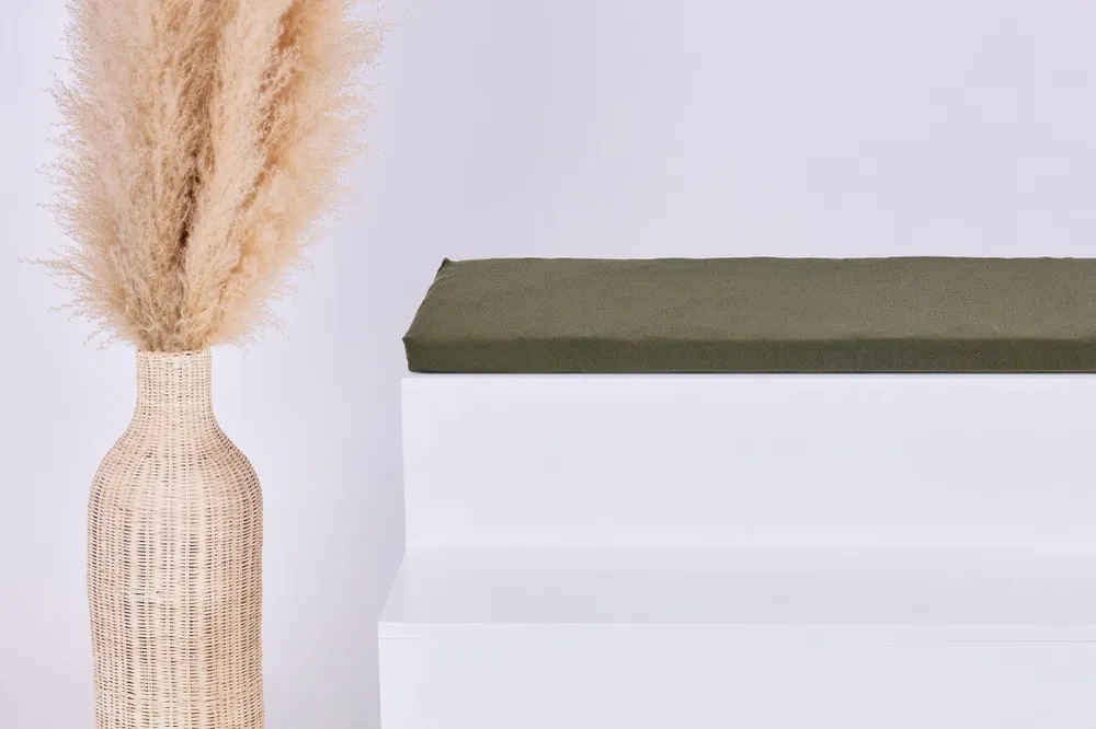 Coprisedile per Ikea STUVA/SMÅSTAD doppio crespo verde verde autunnale