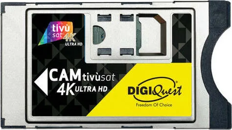 Digiquest Cam Tivùsat 4K Ultra HD Modulo di accesso condizionato (CAM) - (DGQ CAM BUNDLETVSAT4K TIVUSAT 4K)