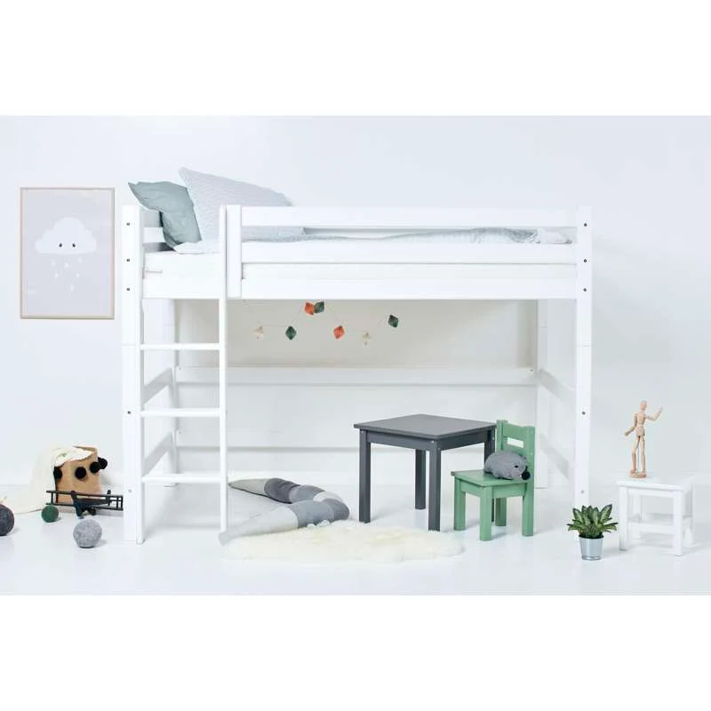Hoppekids ECO Luxury - Modulo medio - 120x200 cm. - Bianco