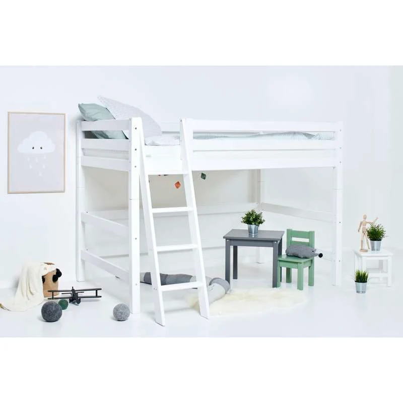 Hoppekids ECO Luxury - Modulo medio - 120x200 cm. - Bianco