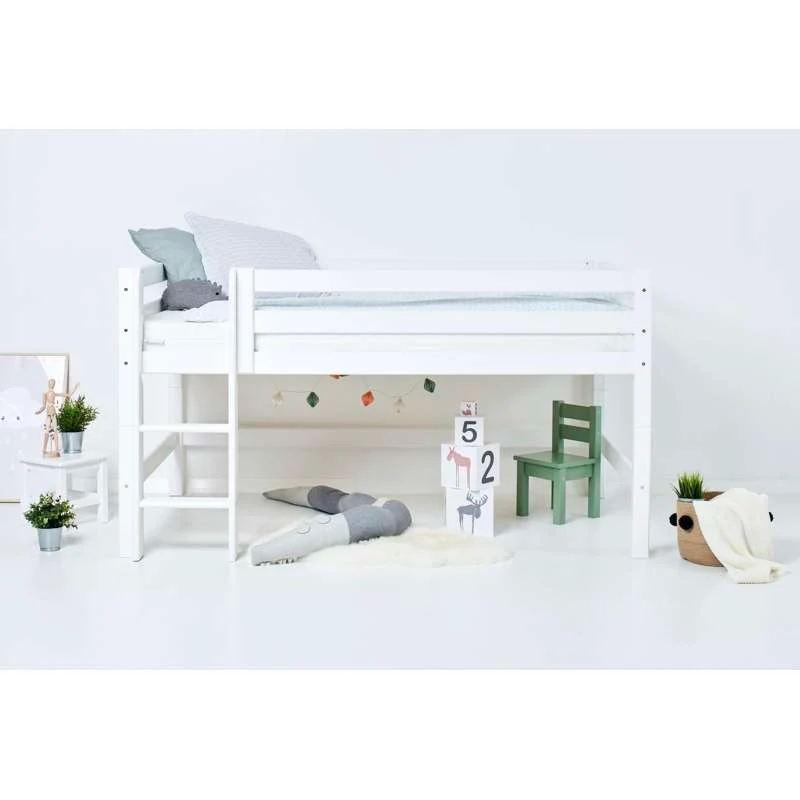 Hoppekids ECO Luxury - Modulo Semialto - 120x200 cm. - Bianco