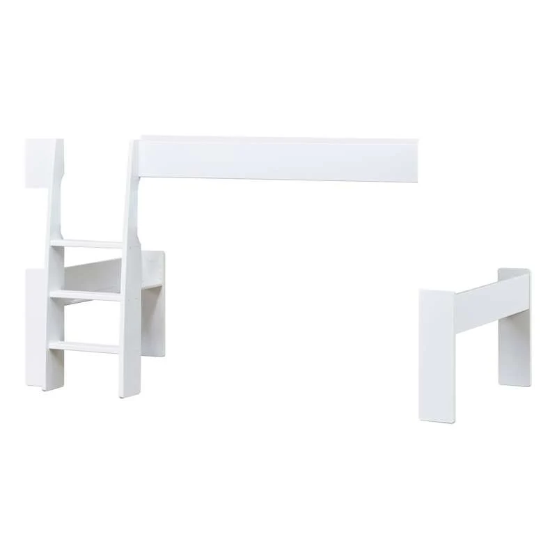 Hoppekids PURE - Altezza letto Modulo - 90x200 cm - Bianco