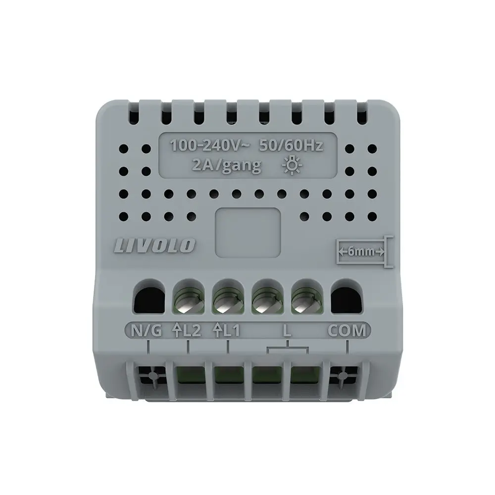 Livol | 2 | Modulo | Dimmer | Interruttore di commutazione