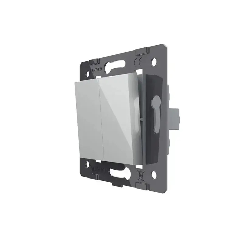 Livolo | Grigio | 2| Modulo | Impulso | Interruttore bilanciere