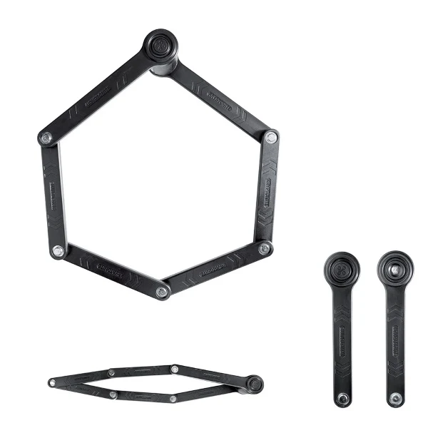 LUCCHETTO ANTIFURTO KRYPTONITE PIEGHEVOLE KEEPER 510 NERO