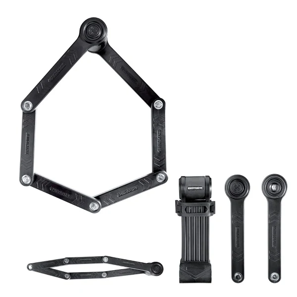 LUCCHETTO ANTIFURTO KRYPTONITE PIEGHEVOLE KEEPER 585 NERO