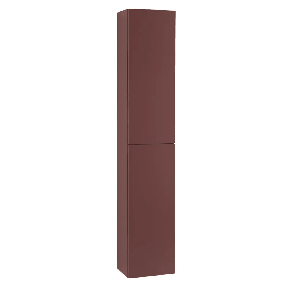 Mobile da bagno sospeso "Sheldon" moderno con doppio modulo top con lavabo