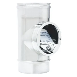 Modulo da 150mm AISI 304 con regolatore automatico di tiraggio