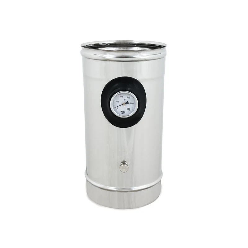 Modulo da 80mm acciaio inox AISI 304 per prelievo e rilevamento fumi