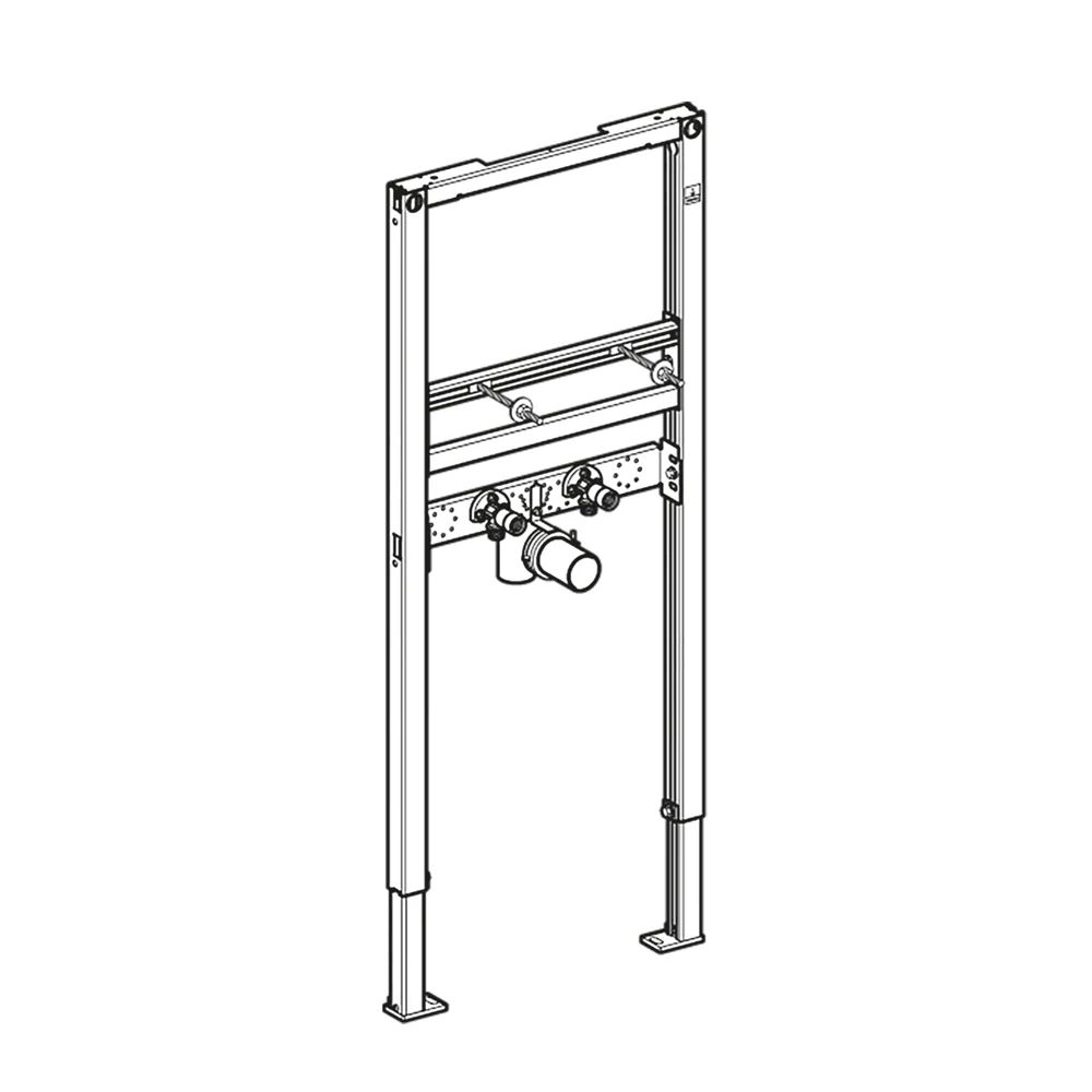 MODULO "DUOFIX" PER LAVABO SOSPESO SU CARTONGESSO cm 112