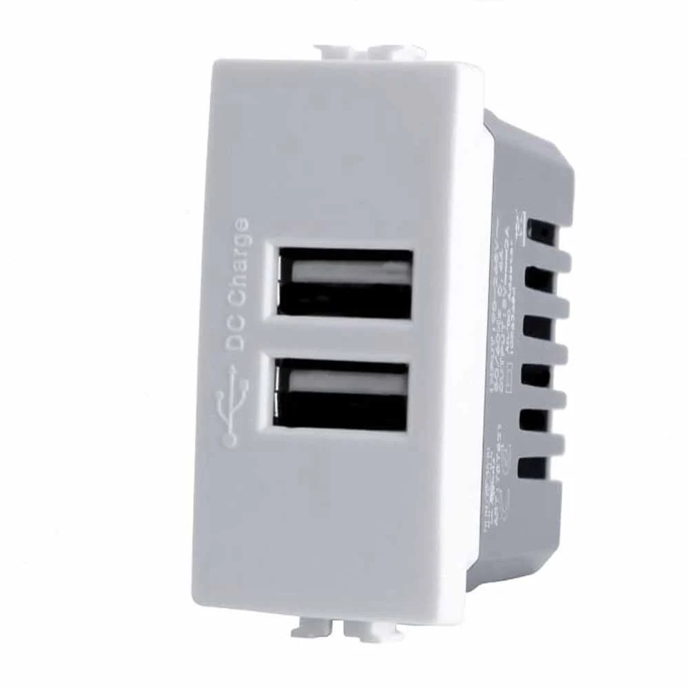 Modulo presa doppia USB compatibile con matix 5V 2 Usb