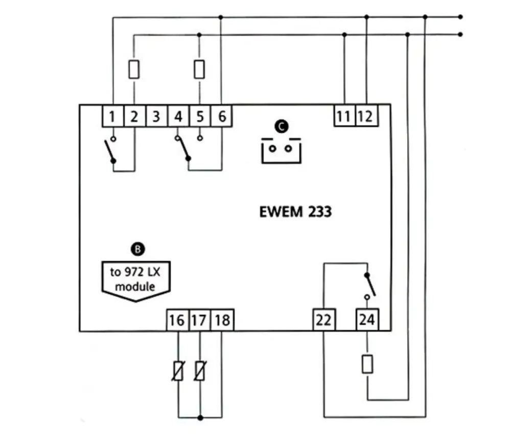 Modulo Slave Ewem 233 per IS 972 230 V