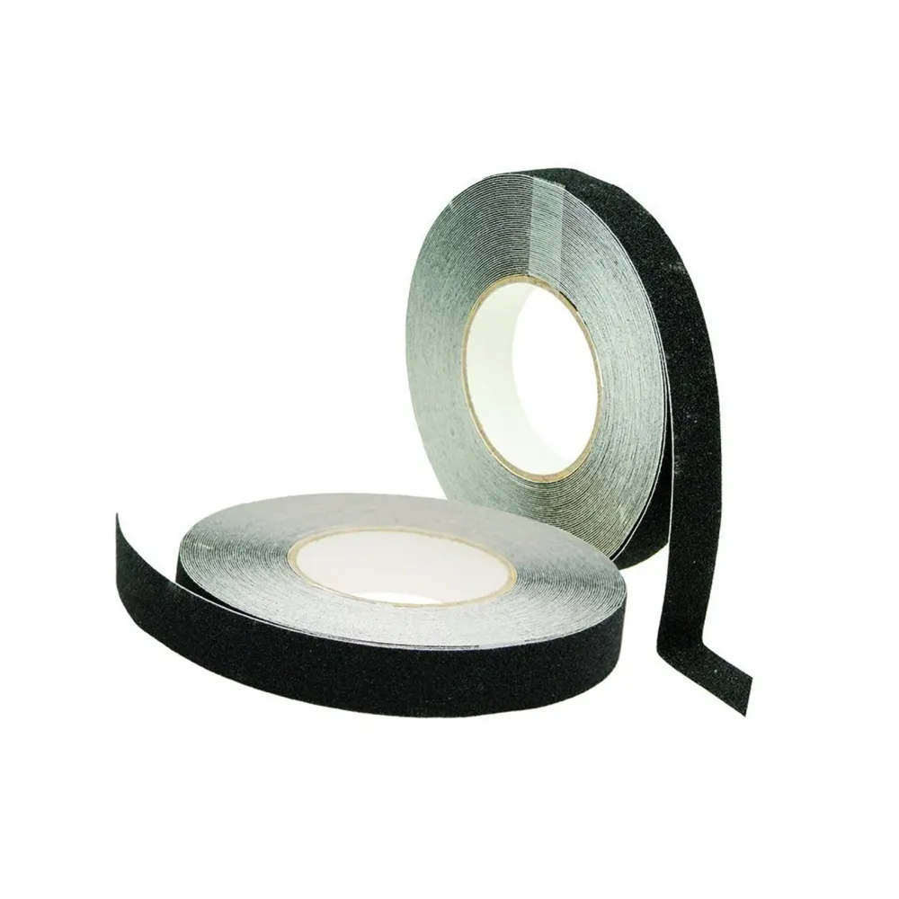 Nastro antisdruciolo antiscivolo per scala scale rampa gradini 25 mm x 18 mt nero