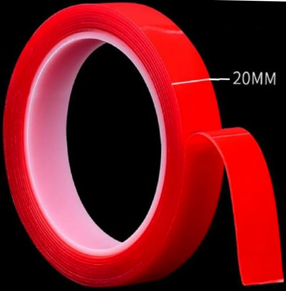 Nastro biadesivo 5m – trasparente 20mm per strip LED