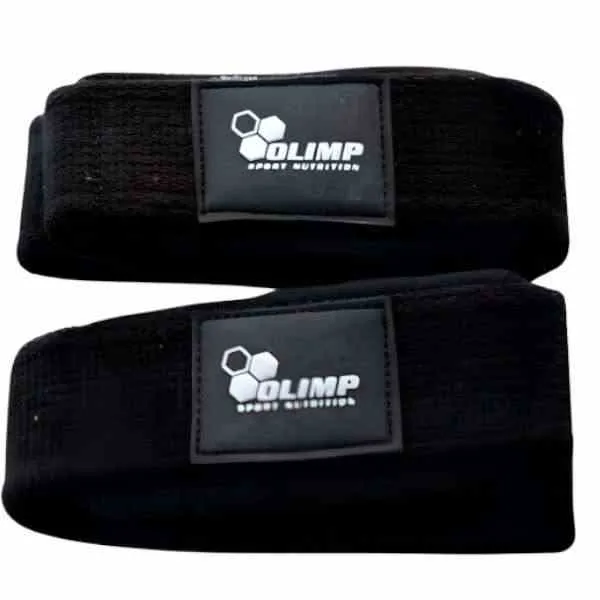 Olimp Heben Wraps Cinghie per sollevamento pesi Nero