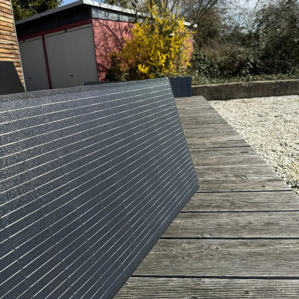 Pannello solare flessibile ETFE da 100 W – Modulo solare monocristallino, leggero e robusto, modulo fotovoltaico con conne...