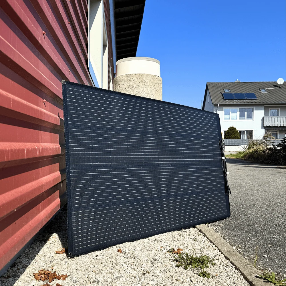 Pannello solare flessibile ETFE da 180 W – Modulo solare monocristallino, leggero e robusto, modulo fotovoltaico con conne...