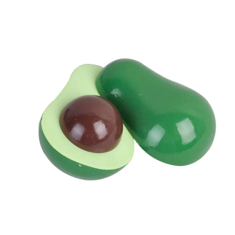Premium Racing MaMaMeMo Legemad i Træ - Avocado - 2 Dele