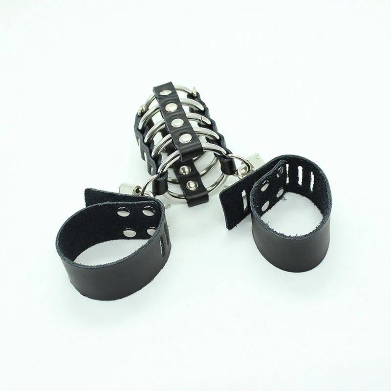 Set di Accessori Fetish Ohmama Metallo e Cinghie Regolabili
