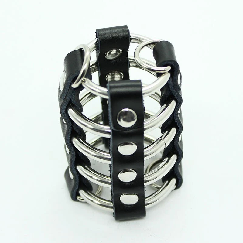Set di Accessori Fetish Ohmama Metallo e Cinghie Regolabili