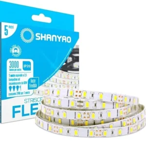 SHANYAO - ROLLA 5 MT STRIP LED 12V 24W L.F.