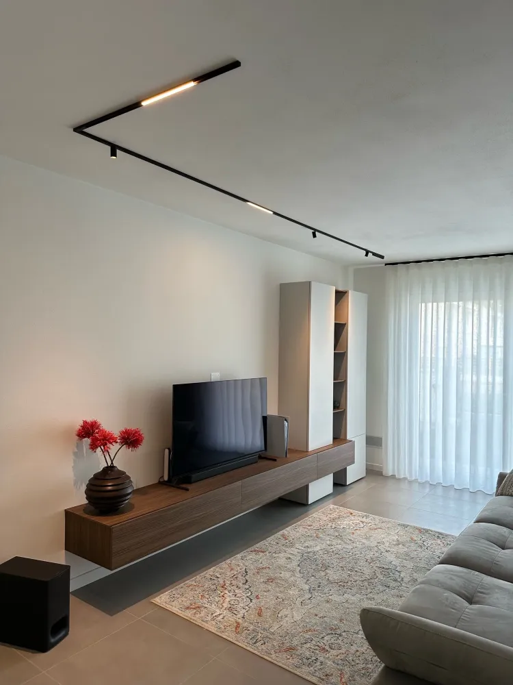Sistema Karma - Modulo led diffuso 30cm - Nero