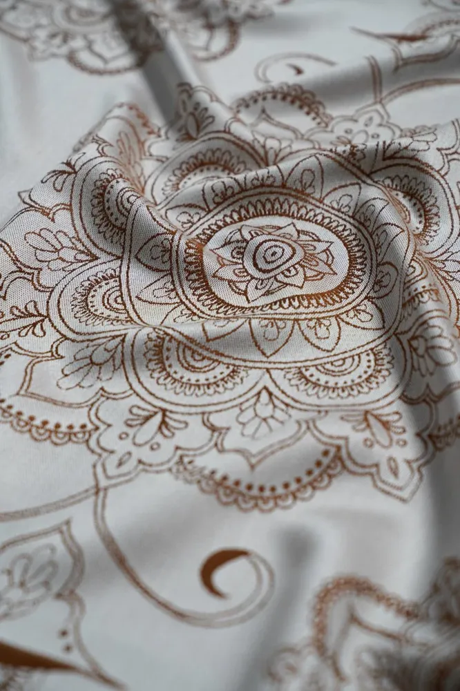 Spalla cinghie mandala latte macchiato x bambù