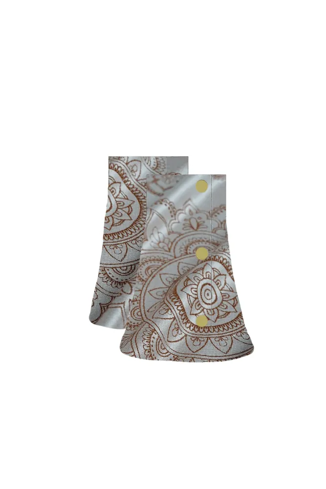 Spalla cinghie mandala latte macchiato x bambù