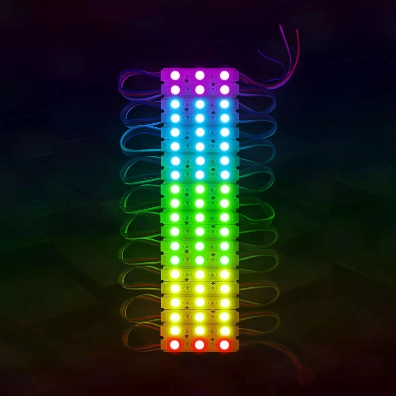 Striscia LED RGB Modulo iniezione LED SMD DC12V 10 pz ~1754