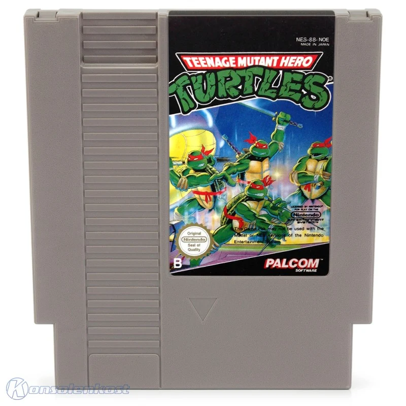 Teenage Mutant Hero Turtles 1 NES Modulo PAL-B - NES (RESTART)