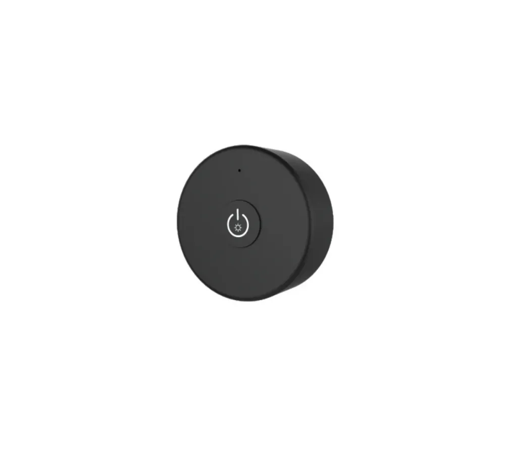 Telecomando nero 1 zona RF con tasti dimmer per Strip LED monocromatiche