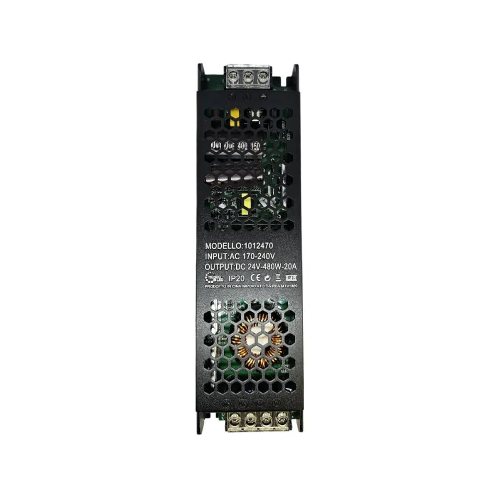 Trasformatore 480W 24V 15A per Strip LED - Mondo LED