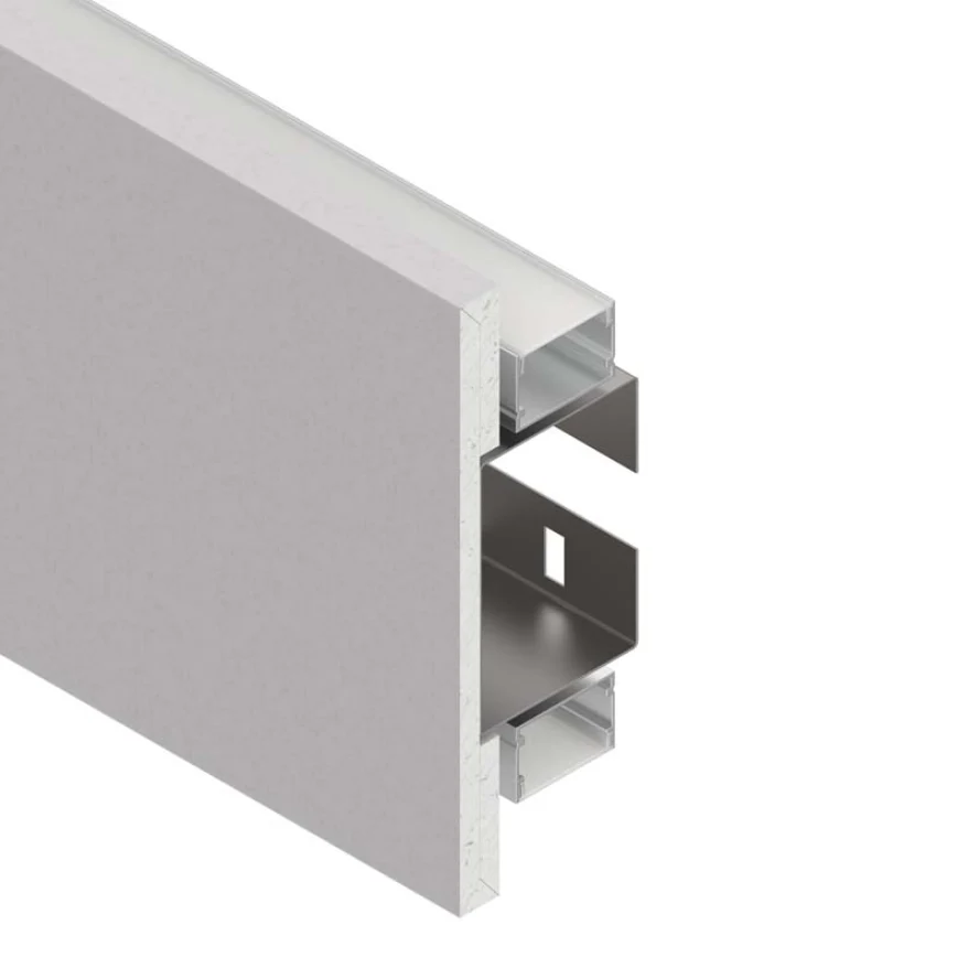 V-180 Veletta ad emissione diretta/indiretta per Strip LED